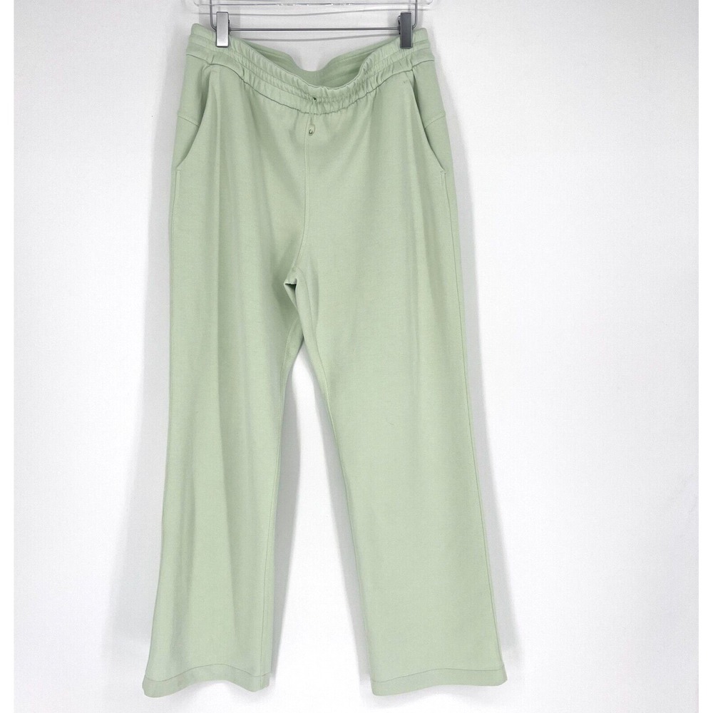 Lululemon Softstreme High Rise Straight Leg Pant Women 10 Mint Green Workout Gym